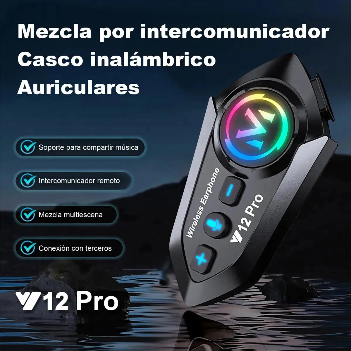 Intercomunicador Y12 Pro - Vista 3