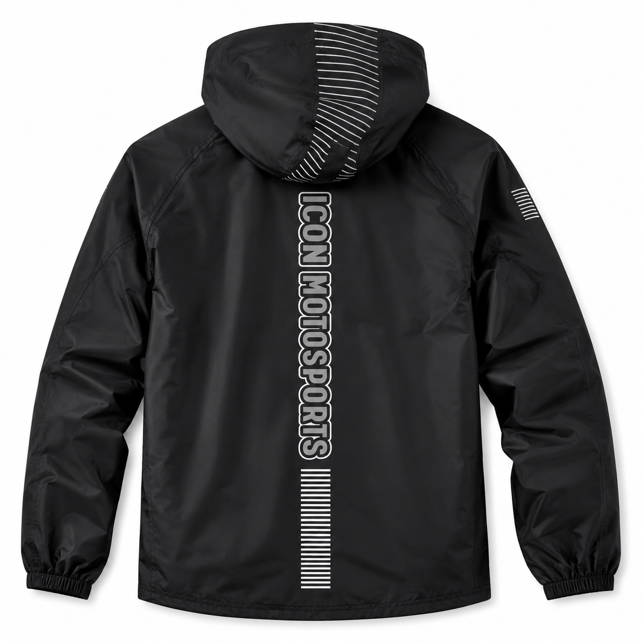 Chaqueta Icon PDX Hombre Gris - Espalda
