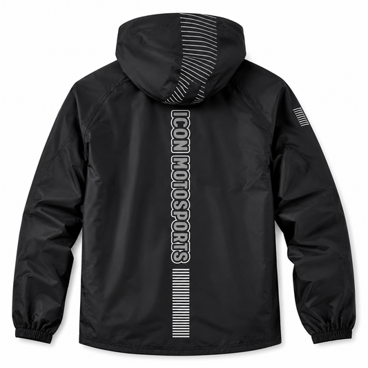 Chaqueta Icon PDX Hombre Gris - Espalda