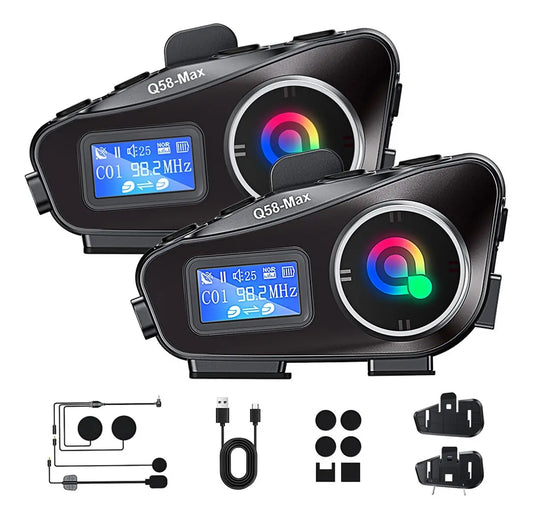 Intercomunicador Q58 Max incluido