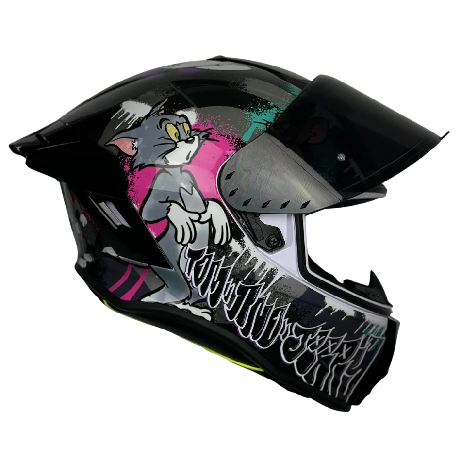 Casco Integral Tom y Jerry - Vista 2