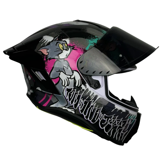 Casco Integral Tom y Jerry - Vista 2