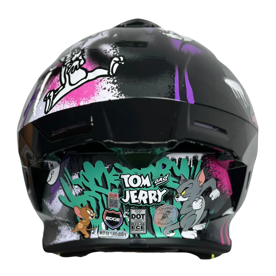 Casco Integral Tom y Jerry - Vista 3