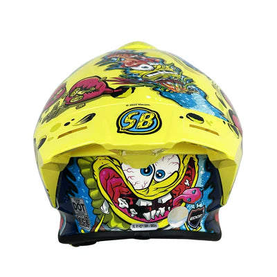 Casco Moto Edge Bob Esponja