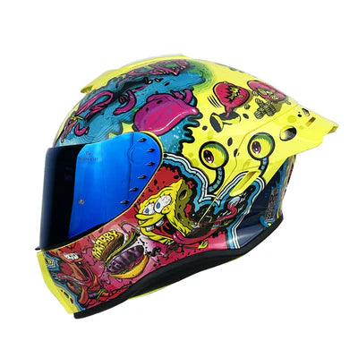 Casco Moto Edge Bob Esponja