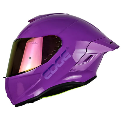 Casco Edge Shanghai Sólido Morado