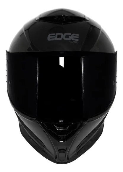 Casco Integral Edge Shanghai Negro Brillante - Vista 3