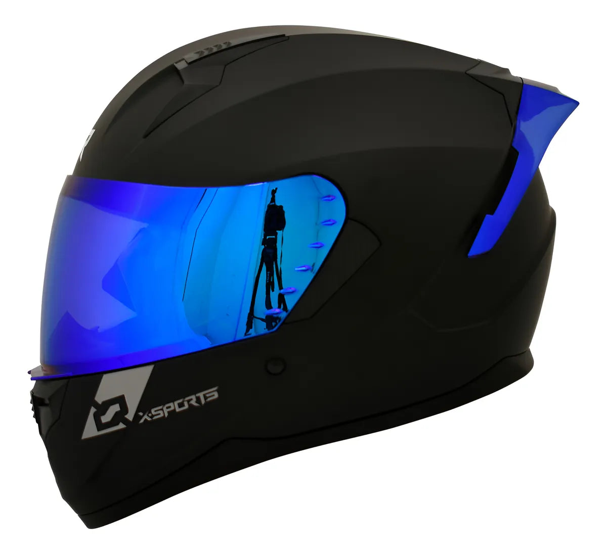 Casco Integral X-Sports M67 Reloaded Visor Azul - Vista Principal