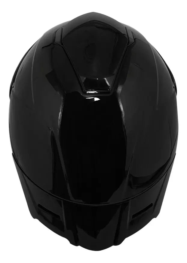 Casco Integral Edge Shanghai Negro Brillante - Vista 2