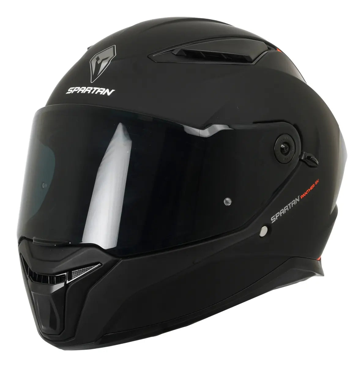 Casco Moto Spartan Panther SV Solid Negro Mate - Vista 3