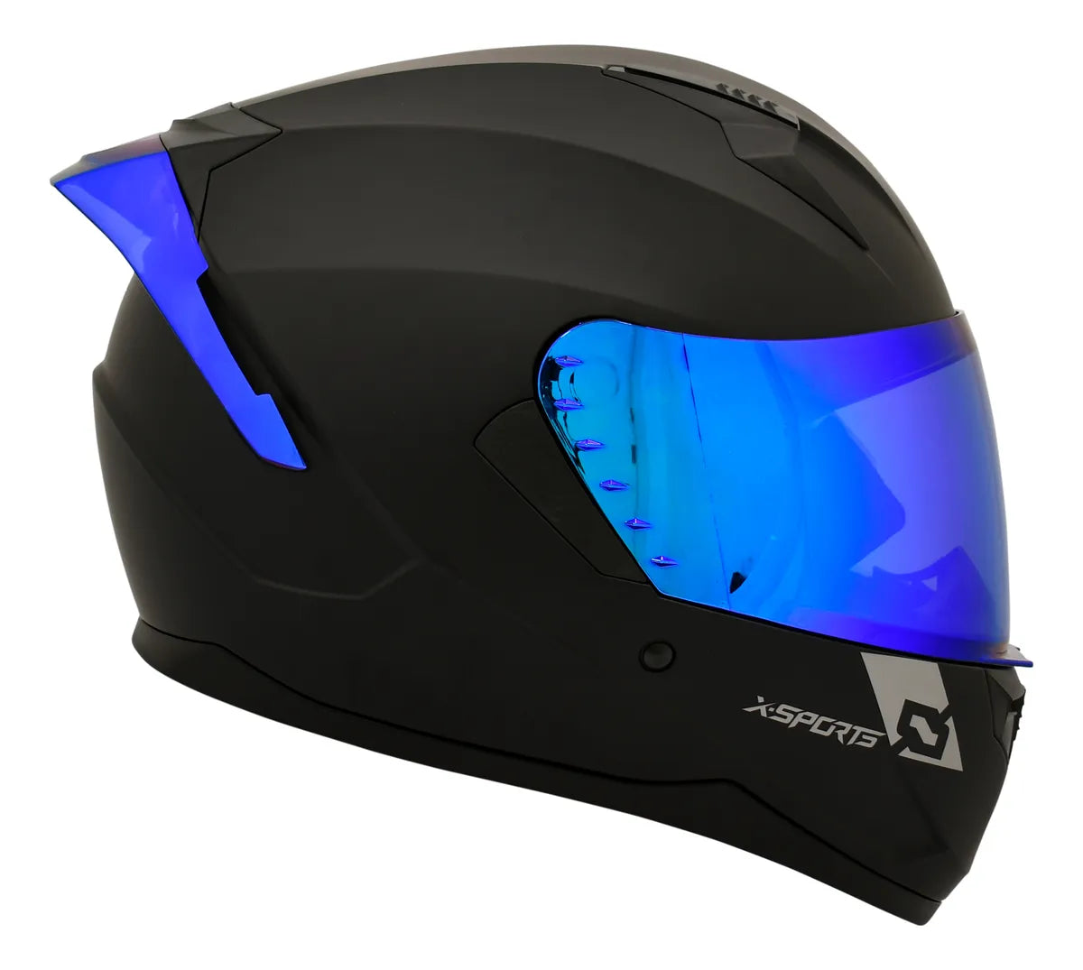 Casco Integral X-Sports M67 Reloaded Visor Azul - Vista 4