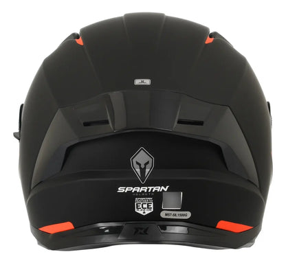 Casco Moto Spartan Panther SV Solid Negro Mate - Vista 2