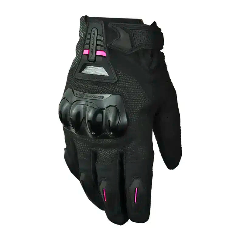 Guantes Puizzance Pz07W Impermeables Negro Fucsia Negro/Fucsia