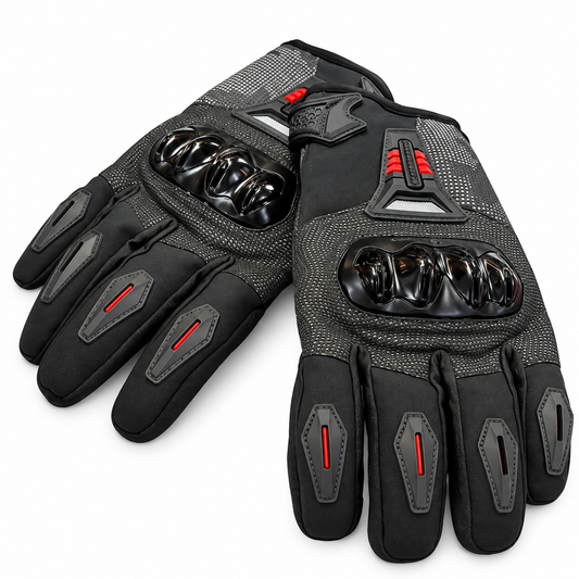Guantes Puizzance Caña Corta Negro 100% Impermeables