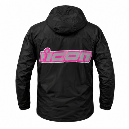 Chaqueta Icon PDX Mujer Rosada - Espalda