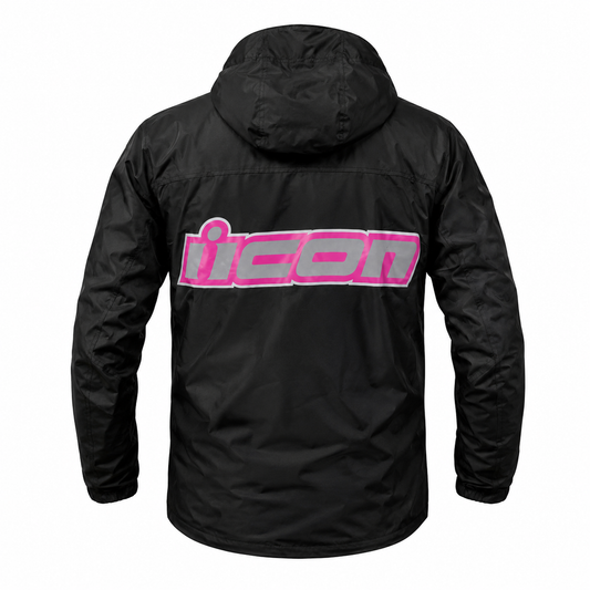 Chaqueta Icon PDX Mujer Rosada - Espalda