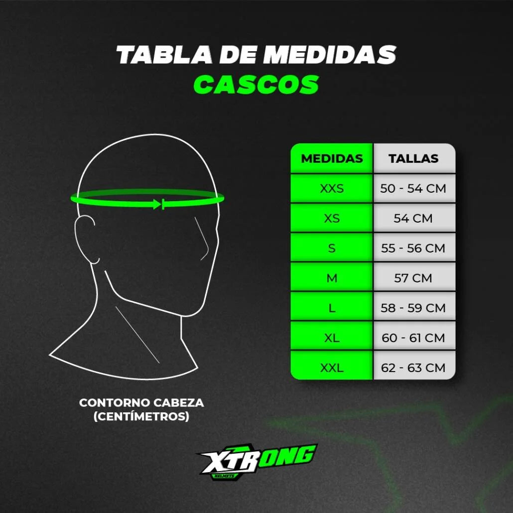 Casco XTR-Ranger Negro Rojo