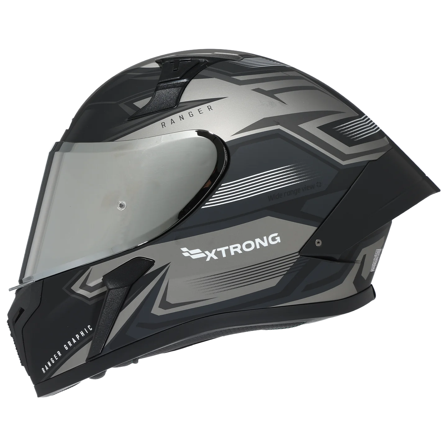 Casco Xtrong XTR-Ranger Suzuka Gris Mate Visor Plateado - Principal