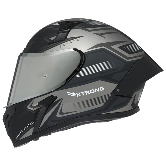 Casco Xtrong XTR-Ranger Suzuka Gris Mate Visor Plateado - Principal