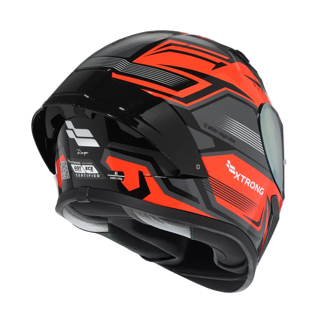 Casco Xtrong XTR-Ranger Suzuka Naranja Brillo - Vista 2
