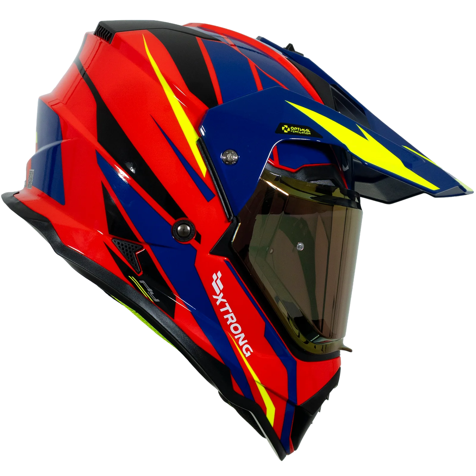 Xtrong XTR-902 FLY Rojo Azul Brillo - Vista 2