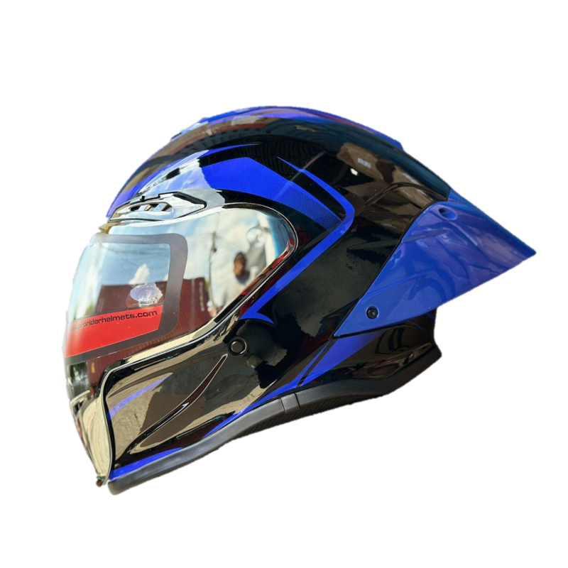 Casco Integral Pro Rider 711 Negro Azul - Principal