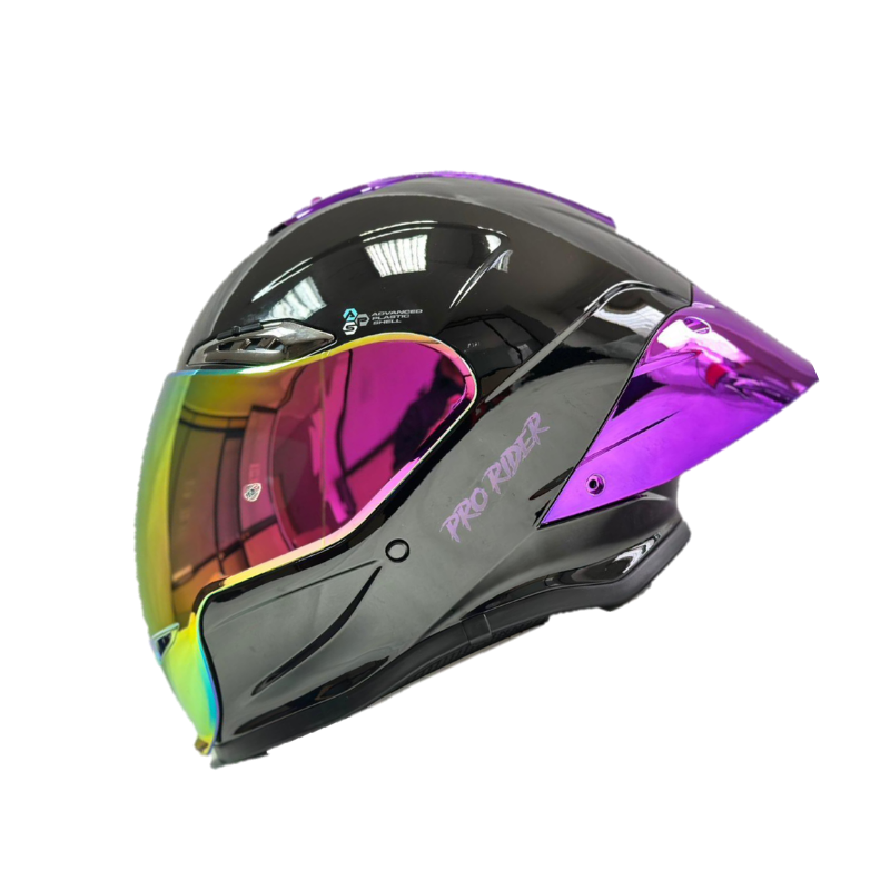 Casco Integral Pro Rider 711 Negro Morado - Principal