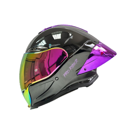Casco Integral Pro Rider 711 Negro Morado - Principal