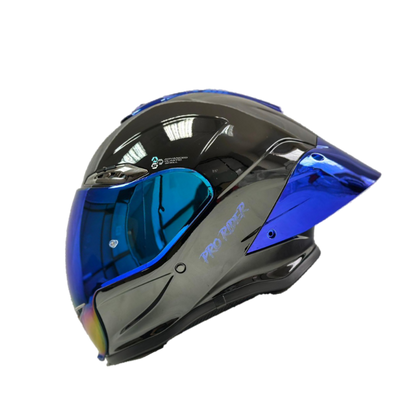 Casco Integral Pro Rider 711 Negro Azul Oscuro - Principal