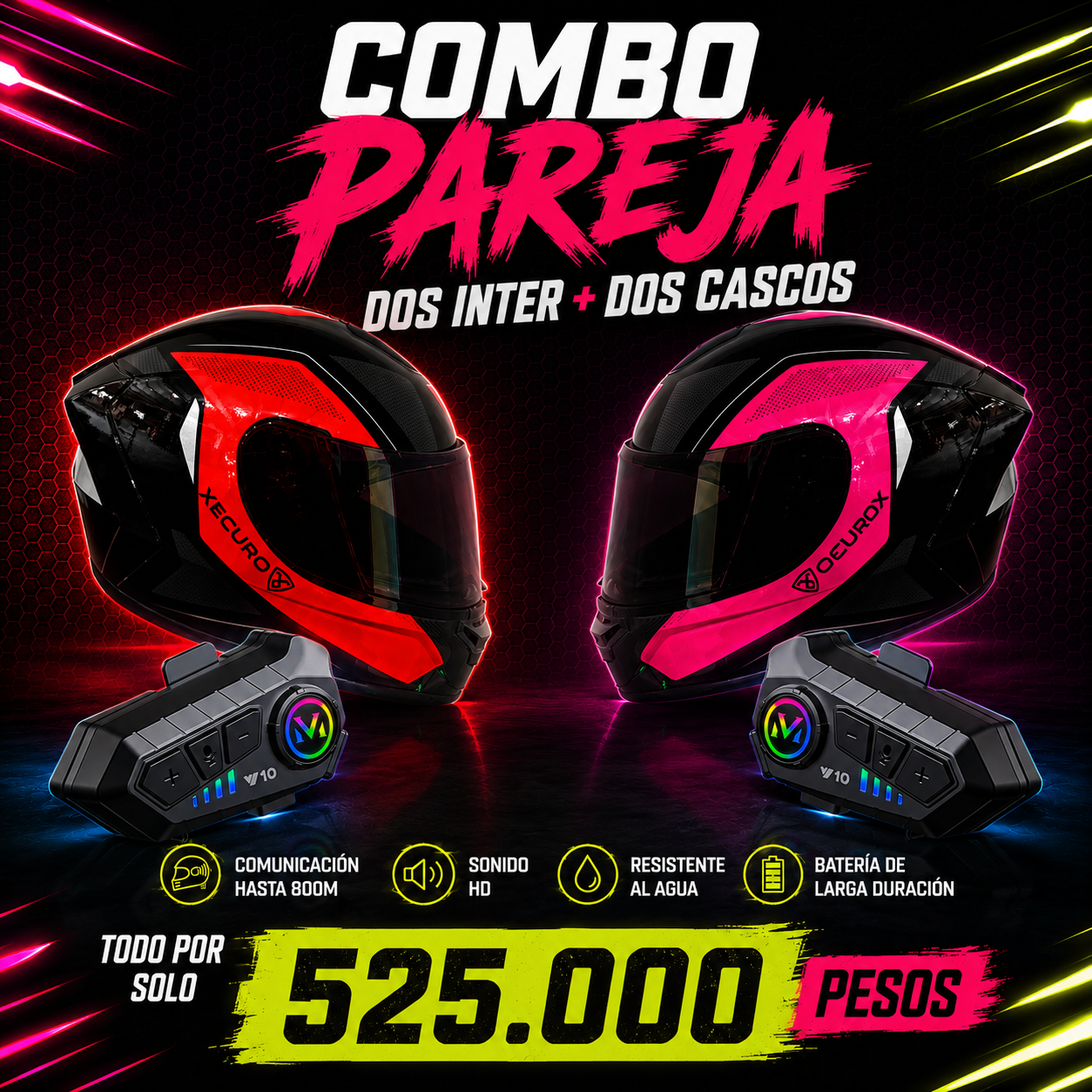 Combo Parejas Xecuro XR-918 - Principal