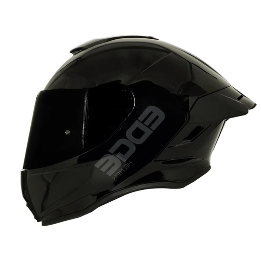 Casco Integral Edge Shanghai Negro Brillante - Principal