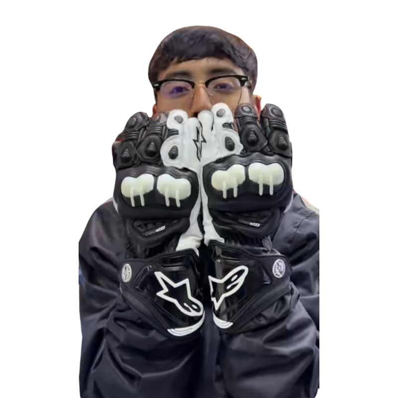 Guantes de Cuero Alpinestars GP Pro Alta Protección Caña Larga Unisex
