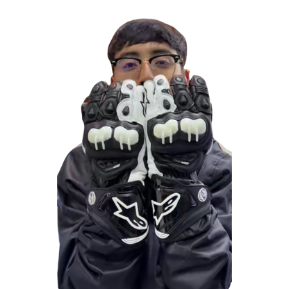 Guantes de Cuero Alpinestars GP Pro Alta Protección Caña Larga Unisex