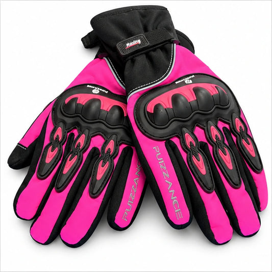 Guantes Impermeables Puizzance Fucsia Negro