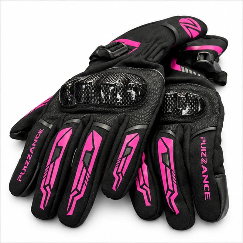 Guantes Impermeables Puizzance Rosa Negro