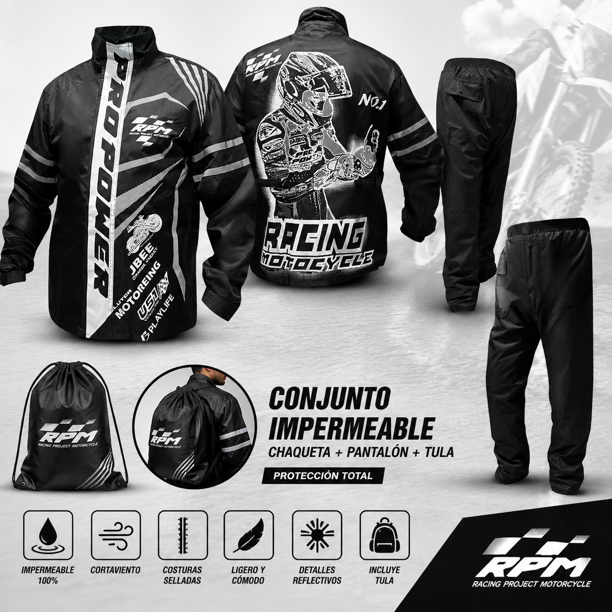 Impermeable Sudadera RPM Pro Power - Principal