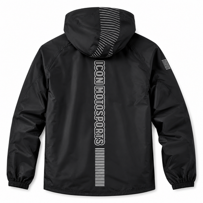 Chaqueta Icon PDX Hombre Gris - Espalda