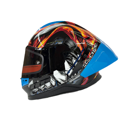 Casco Integral Pro Rider Frontier Dientes Azul Oscuro - Principal