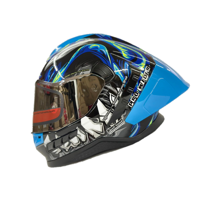 Casco Integral Pro Rider Frontier Dientes Azul - Principal