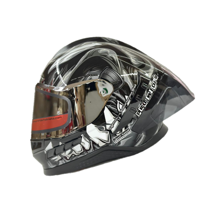 Casco Integral Pro Rider Frontier Dientes Gris - Principal