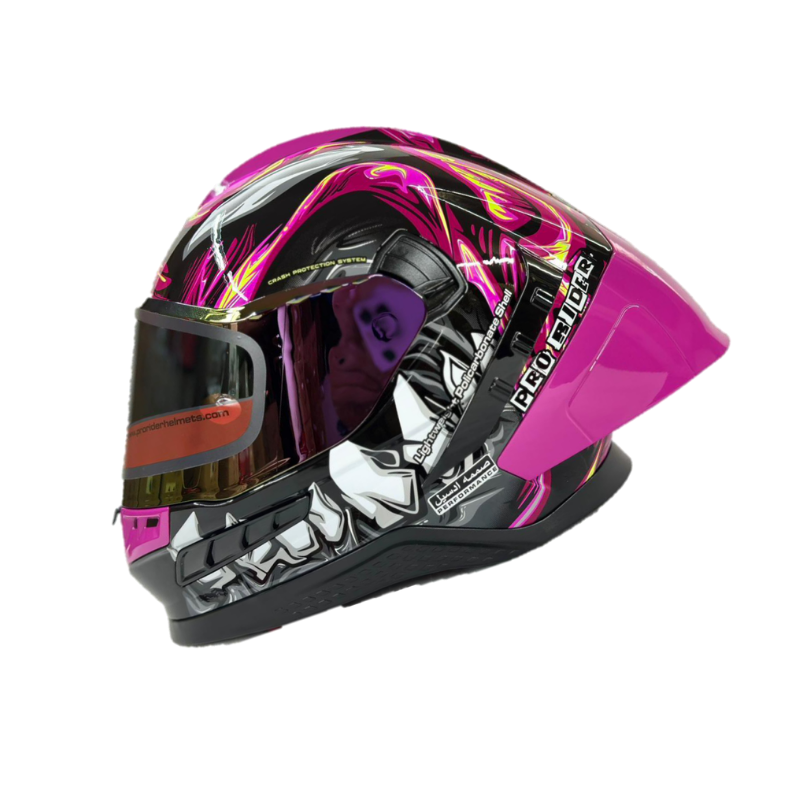 Casco Integral Pro Rider Frontier Dientes Rosa - Principal