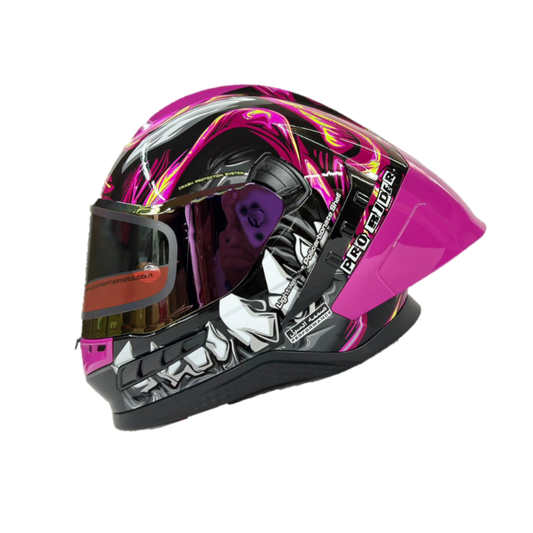 Casco Integral Pro Rider Frontier Dientes Rosa - Principal
