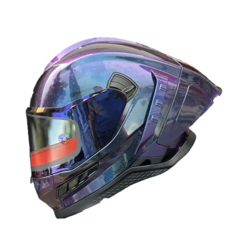 Casco Integral Pro Rider Frontier Plata Camaleón - Principal