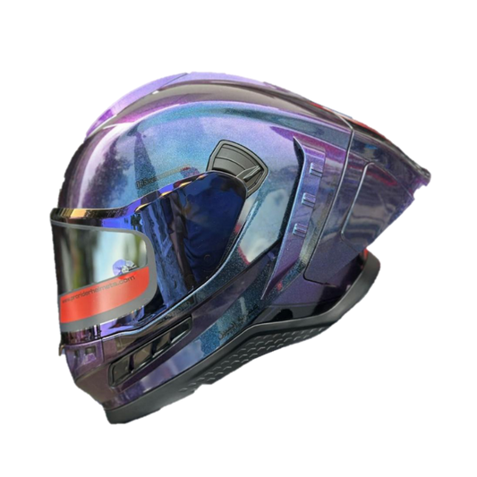 Casco Integral Pro Rider Frontier Plata Camaleón - Principal