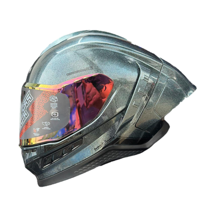 Casco Integral Pro Rider Frontier Plata Gris - Principal