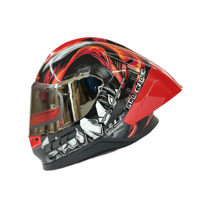 Casco Integral Pro Rider Frontier Rojo Dientes - Principal