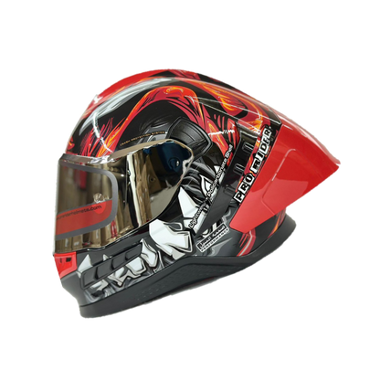 Casco Integral Pro Rider Frontier Rojo Dientes - Principal