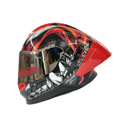 Casco Integral Pro Rider Frontier Rojo Dientes - Principal