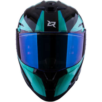 Casco Integral X-Sports X-162 Turquesa/Rosa Brillante - Vista 5