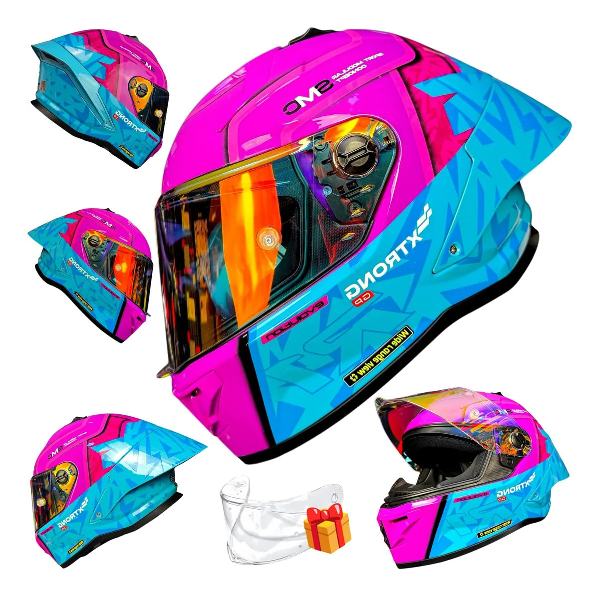 Xtrong XTR-352 R1 Lusail Rosa Turquesa - Principal